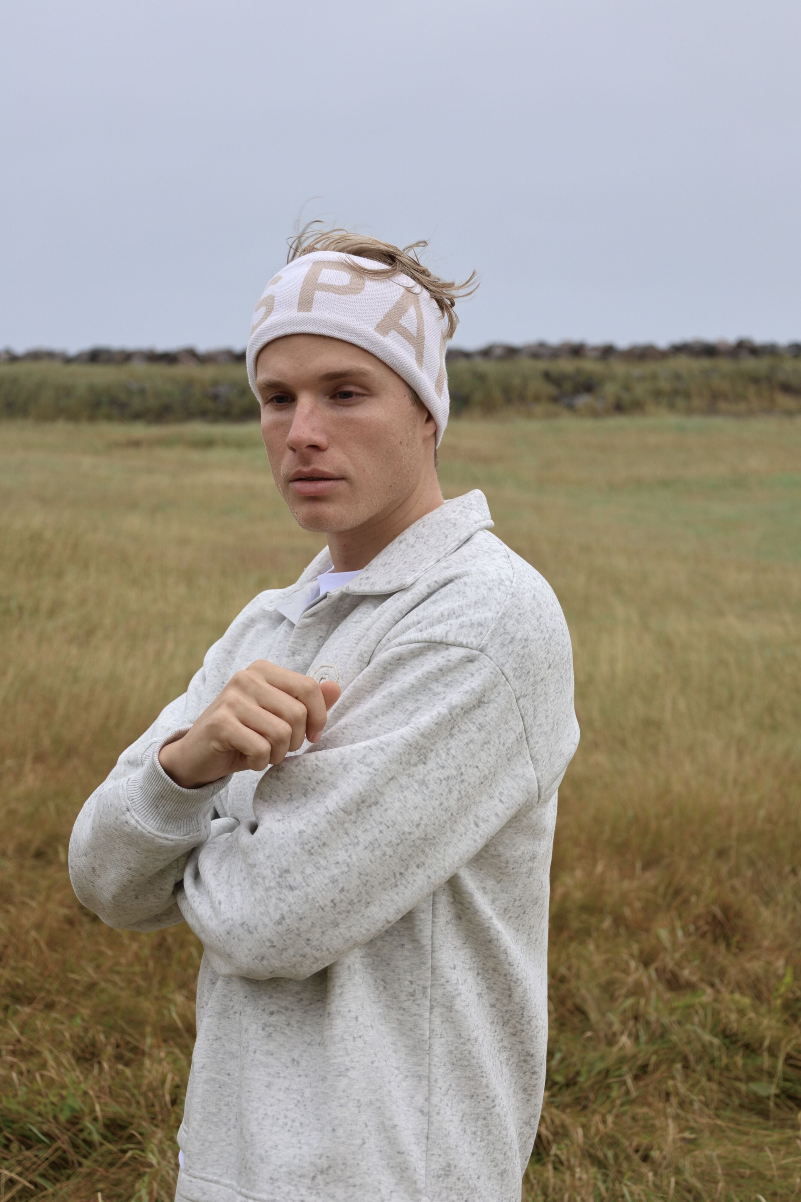 SKI Headband - Creme
